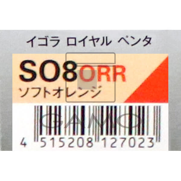 イゴラロイヤル　ペンタ　SO8ORR　ソフトオレンジ/オレンジレッドレッド