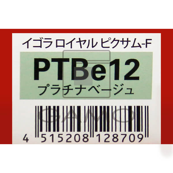 イゴラロイヤル　ピクサムF　PTBe12　プラチナベージュ