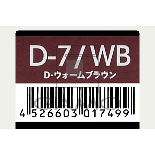トイロクション　D-7/WB　ウォームブラウン