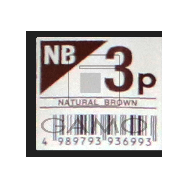 中野製薬 キャラデコ　パブェ　NB3p　ナチュラルブラウン